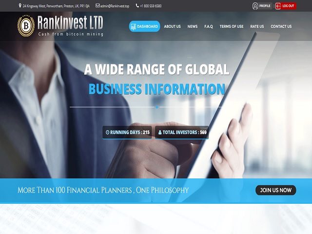 RankInvest screenshot