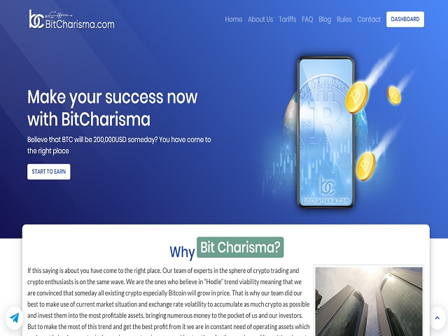 Bitcharisma screenshot