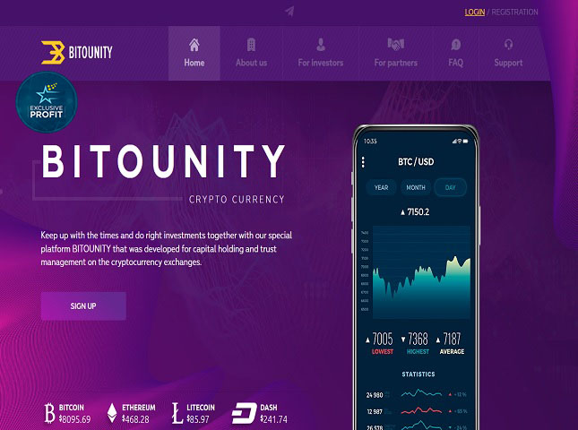 Bitounity screenshot