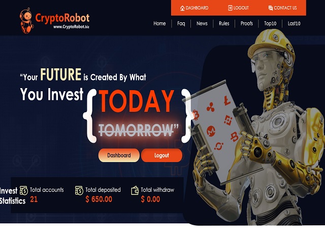 Cryptorobot screenshot