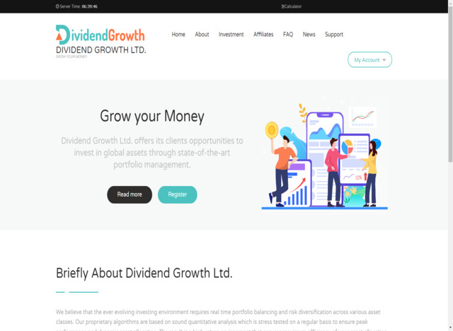 Dividendgrowth screenshot