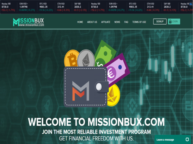 Missionbux screenshot