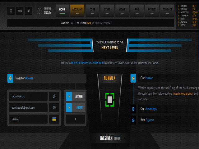 Numwex screenshot