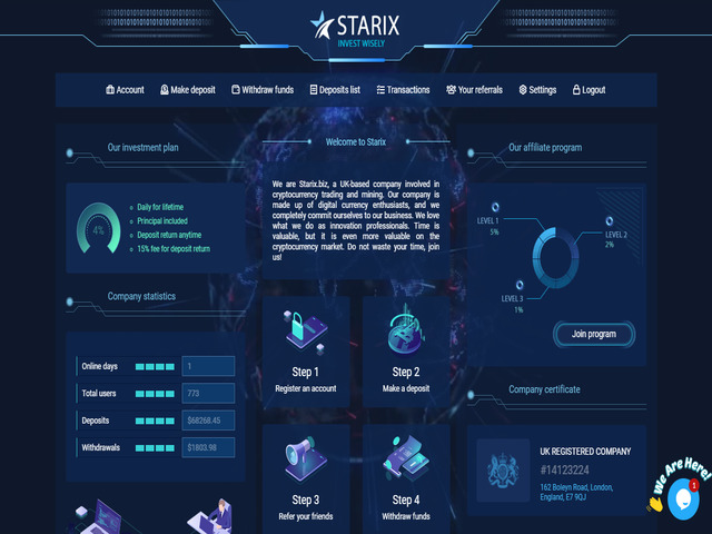 Starix screenshot