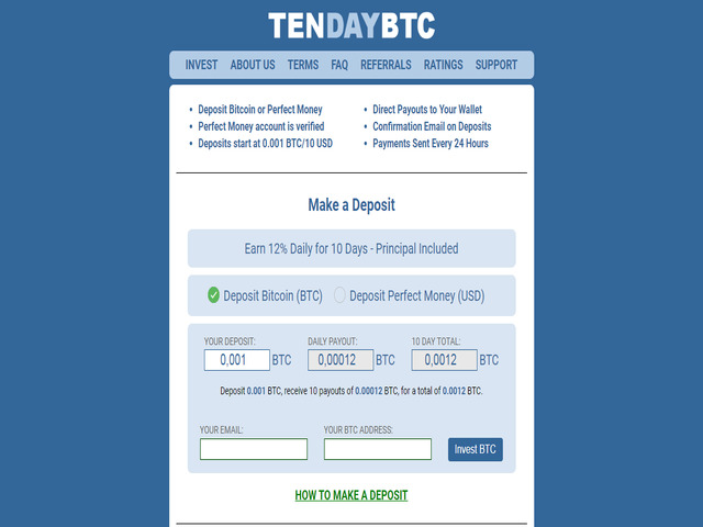 TenDayBTC screenshot