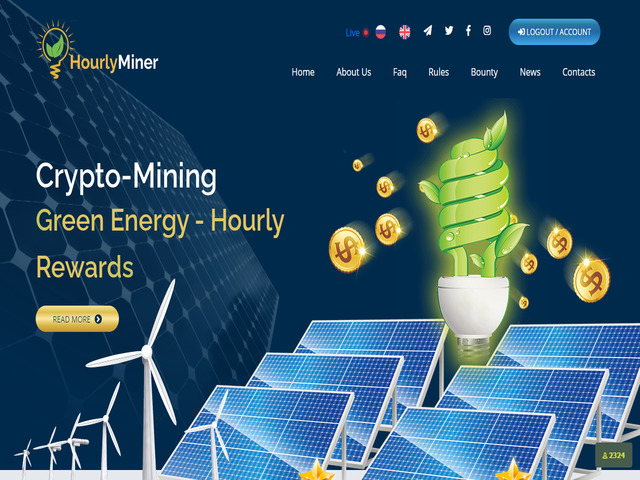 HourlyMiner screenshot