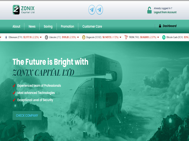 Zonix Capital screenshot
